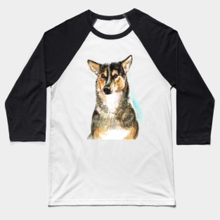 Stray Dog portrait Baseball T-Shirt